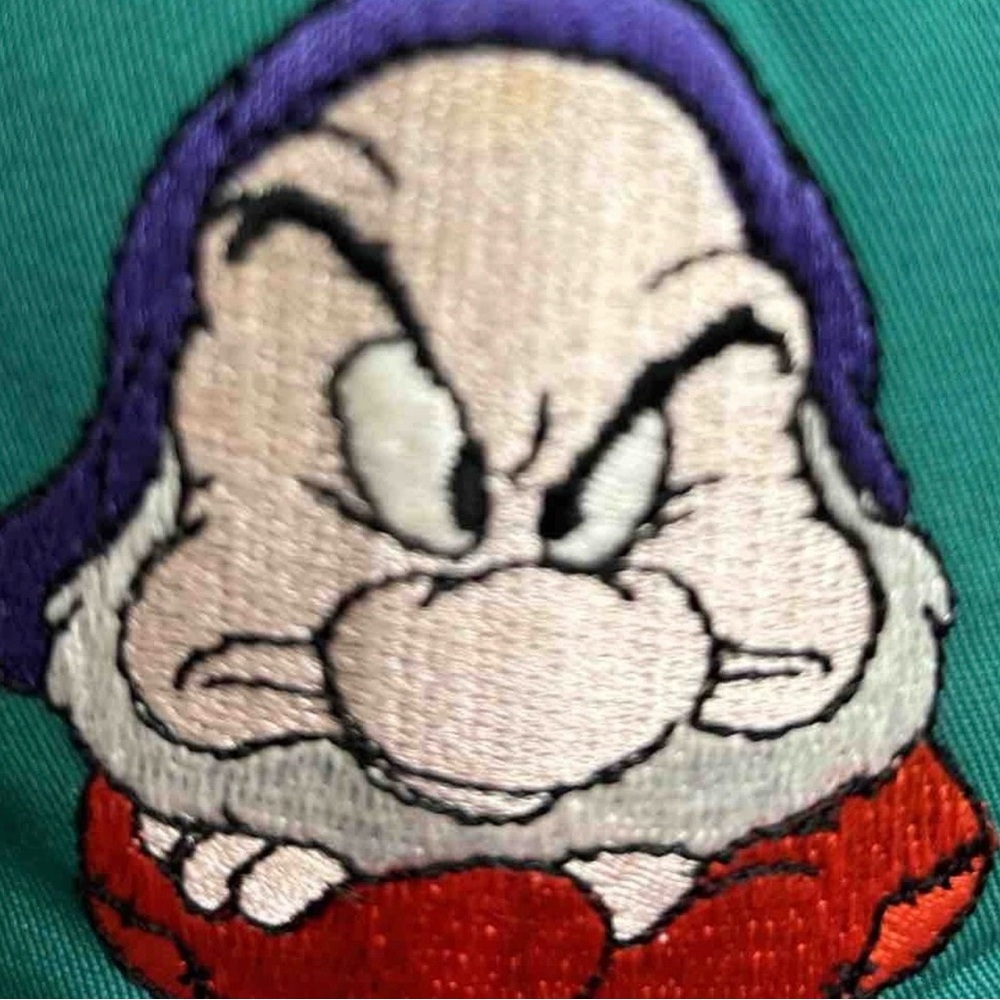 Disney Grumpy Character Hat in Green and Maroon - Picture 2 of 5